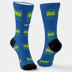 MODERNE BEARBEITUNGSFÄHIGE COBALT BLUE BILD-TEMPLA SOCKEN