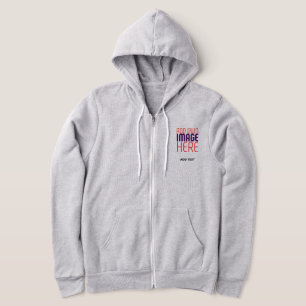 MODERNE BEARBEITUNGSFÄHIGE EINFACHE ASH-BILDTEXTVO HOODIE