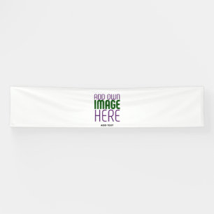 MODERNE BEARBEITUNGSFÄHIGE, EINFACHE WEISSE BILDTE BANNER
