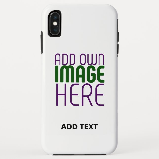 MODERNE BEARBEITUNGSFÄHIGE, EINFACHE WEISSE BILDTE Case-Mate iPhone HÜLLE (Rückseite)