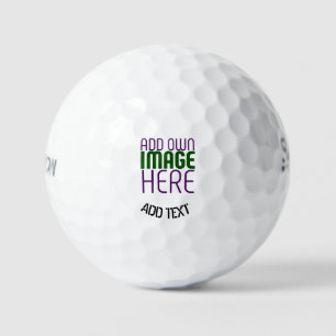 MODERNE BEARBEITUNGSFÄHIGE, EINFACHE WEISSE BILDTE GOLFBALL