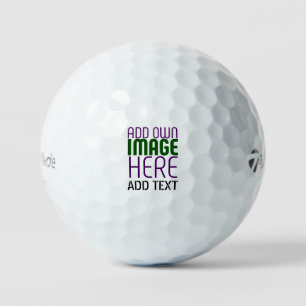 MODERNE BEARBEITUNGSFÄHIGE, EINFACHE WEISSE BILDTE GOLFBALL