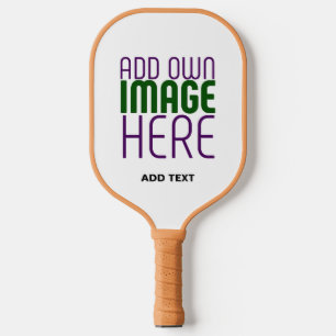 MODERNE BEARBEITUNGSFÄHIGE, EINFACHE WEISSE BILDTE PICKLEBALL SCHLÄGER