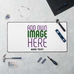 MODERNE BEARBEITUNGSFÄHIGE, EINFACHE WEISSE BILDTE SCHREIBTISCHUNTERLAGE