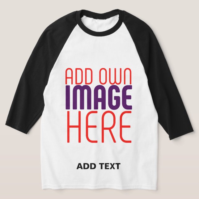 MODERNE BEARBEITUNGSFÄHIGE, EINFACHE WEISSE BILDTE T-Shirt (Ablage )