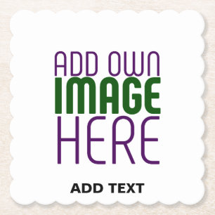 MODERNE BEARBEITUNGSFÄHIGE, EINFACHE WEISSE BILDTE UNTERSETZER