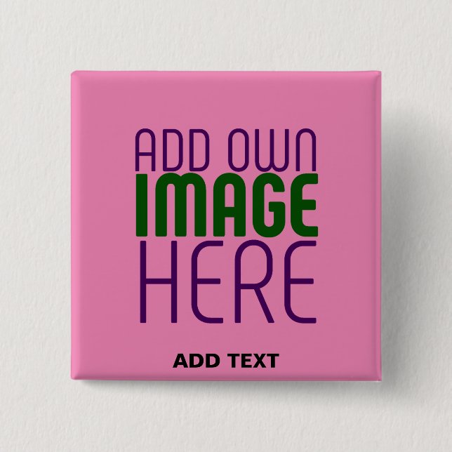 MODERNE BEARBEITUNGSFÄHIGE NIEDLICH-WARD-PINK-BILD BUTTON (Vorderseite)
