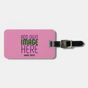 MODERNE BEARBEITUNGSFÄHIGE NIEDLICH-WARD-PINK-BILD GEPÄCKANHÄNGER