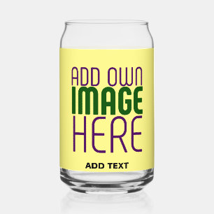 MODERNE BEARBEITUNGSFÄHIGE PASTEL YELLOW IMAGE-TEM DOSENGLAS