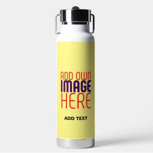 MODERNE BEARBEITUNGSFÄHIGE PASTEL YELLOW IMAGE-TEM TRINKFLASCHE