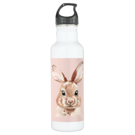 Moderne Beauty Pastel Pink Aquarell Lounge Edelstahlflasche