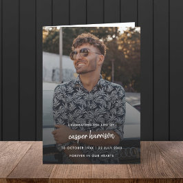 Moderne Beerdigung | Feier des Lebens geklappt Programm