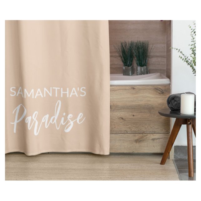 Moderne Beige Duschvorhang (Von Creator hochgeladen)