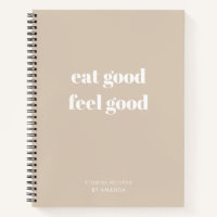 Moderne Beige Journal-Rezepte für gesunde Fitness