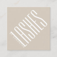 Moderne beige lasche dünne Typografie