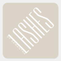 Moderne beige lasche dünne Typografie