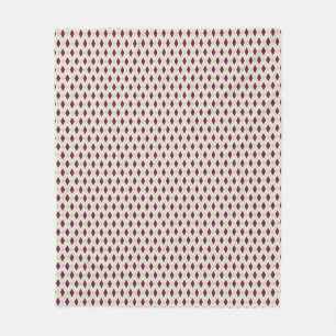 Moderne beige Lila Raute Fleecedecke