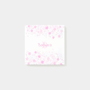 Moderne, benutzerdefinierte Aquarellfarbe Rosa Ste Post-it Klebezettel