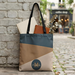 Moderne benutzerdefinierte Erdnamen-Ton-Farbenbloc Tasche