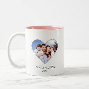 Moderne benutzerdefinierte Familienwiedervereinigu Zweifarbige Tasse