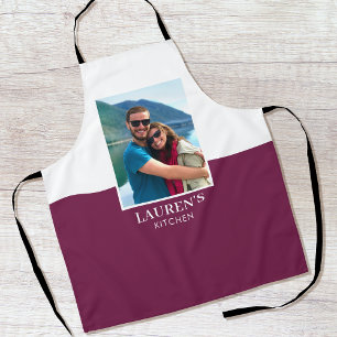 Moderne benutzerdefinierte Foto-Navy-Küche Pink Pl Schürze