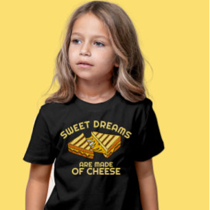 Moderne benutzerdefinierte Käsesbrot-Brot Gelber T T-Shirt