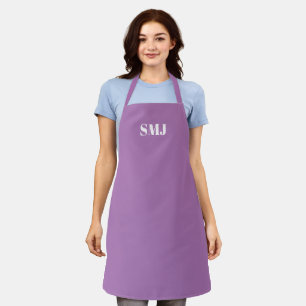 Moderne, benutzerdefinierte Monogramm-Initialen La Schürze
