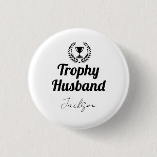 Moderne benutzerdefinierte Trophäe Ehemann Name Sc Button