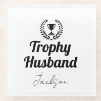 Moderne benutzerdefinierte Trophäe Ehemann Name Sc