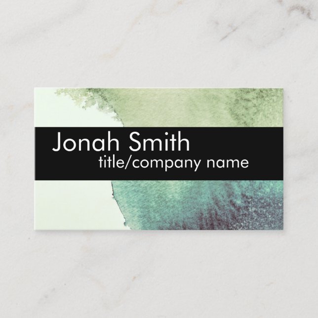 moderne benutzerdefinierte Visitenkartenvorlage fü Visitenkarte (Vorderseite)