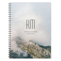 Moderne Bergabenteuer-Monogramm (für Männer)