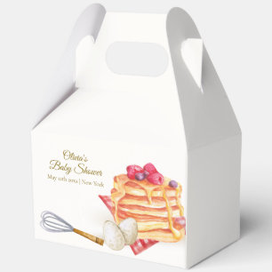 Moderne Berry Pancake Egg Whisk Brunch Babydusche Geschenkschachtel