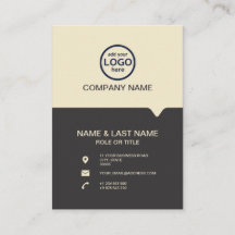 Moderne Berufliche 2 Farben fügen Ihr Logo hinzu