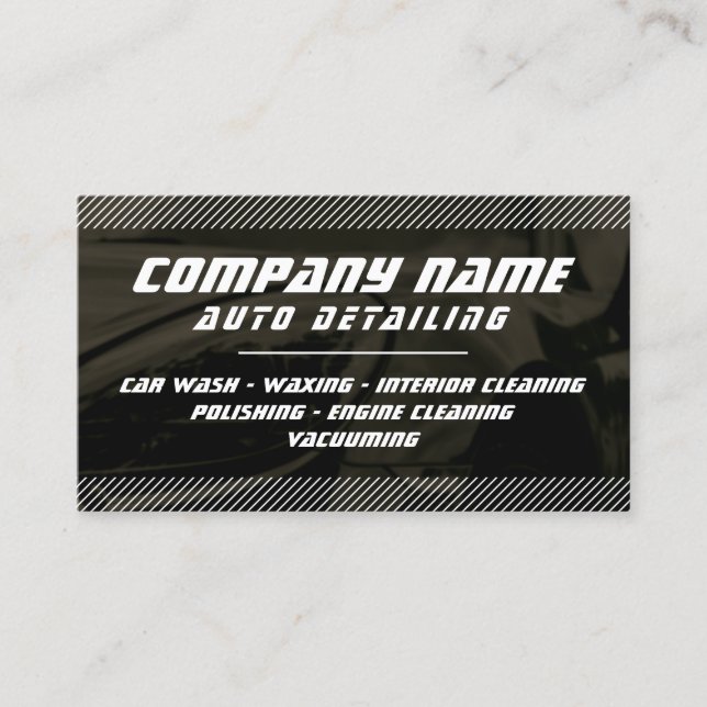 Moderne berufliche Automotive  Visitenkarte (Vorderseite)