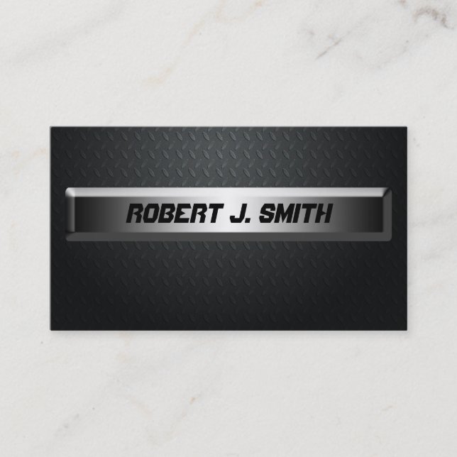 Moderne Berufliche Carbon Fiber Business Cards Visitenkarte (Vorderseite)