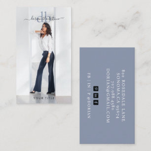 Moderne Berufliche Foto Business Card Visitenkarte