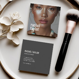 Moderne Berufliche Fotografie Quadratische Visitenkarte