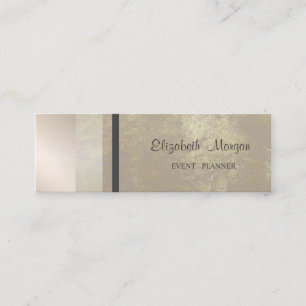 Moderne Berufliche Geometrie, gestreift Mini Visitenkarte