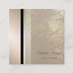 Moderne Berufliche Geometrie, gestreift Quadratische Visitenkarte