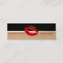 Moderne Berufliche Glitzer Lippen, Makeup Artist