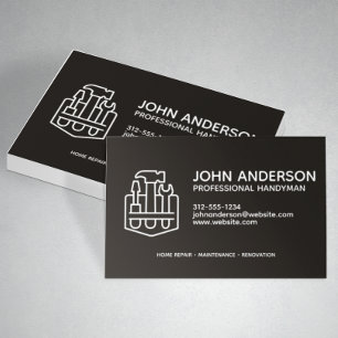 Moderne Berufliche Handyman-Services Visitenkarte