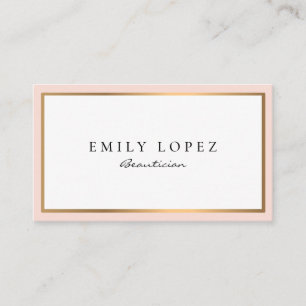 moderne berufliche Kosmetikkarte Visitenkarte