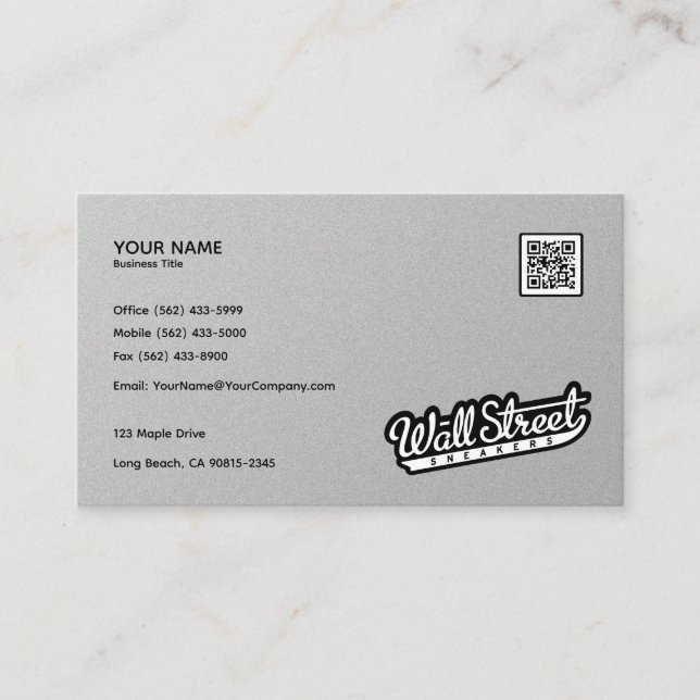 Moderne Berufliche Luxe Gradient Foil Karten (Vorderseite)