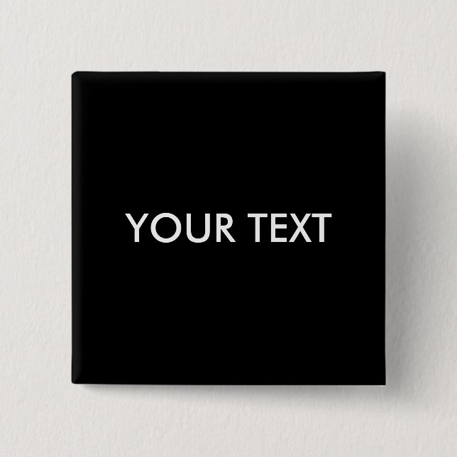 Moderne, Berufliche Markenbezeichnung Schwarz Button (Vorderseite)