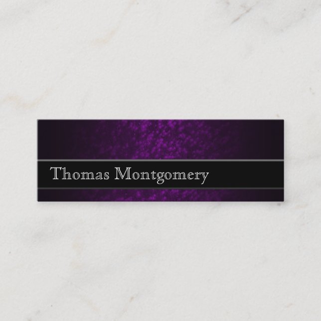 Moderne Berufliche Premium Slim Business Cards Mini Visitenkarte (Vorderseite)