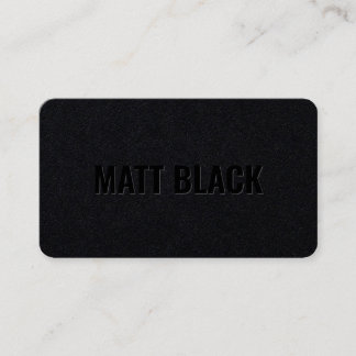 Moderne berufliche schwarze Kraft, einfach elegant Visitenkarte