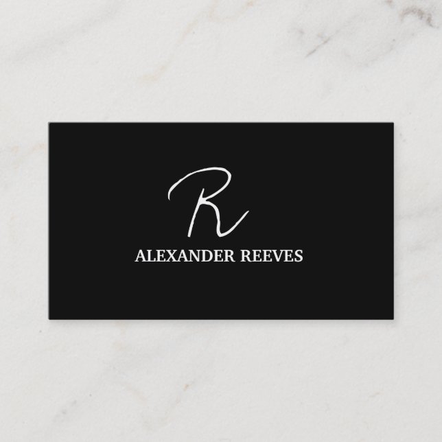 Moderne Berufliche Visitenkarte (Vorderseite)