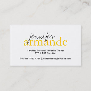 Moderne Berufliche Visitenkarte