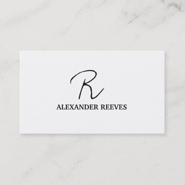 Moderne Berufliche Visitenkarte (Vorderseite)