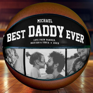 Moderne BEST DADDY aller Zeiten Coole Trendy Foto  Basketball